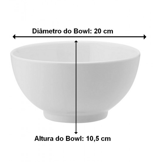 Bowl 20cm 1,7 Litros DH Universal Porcelana Schmidt